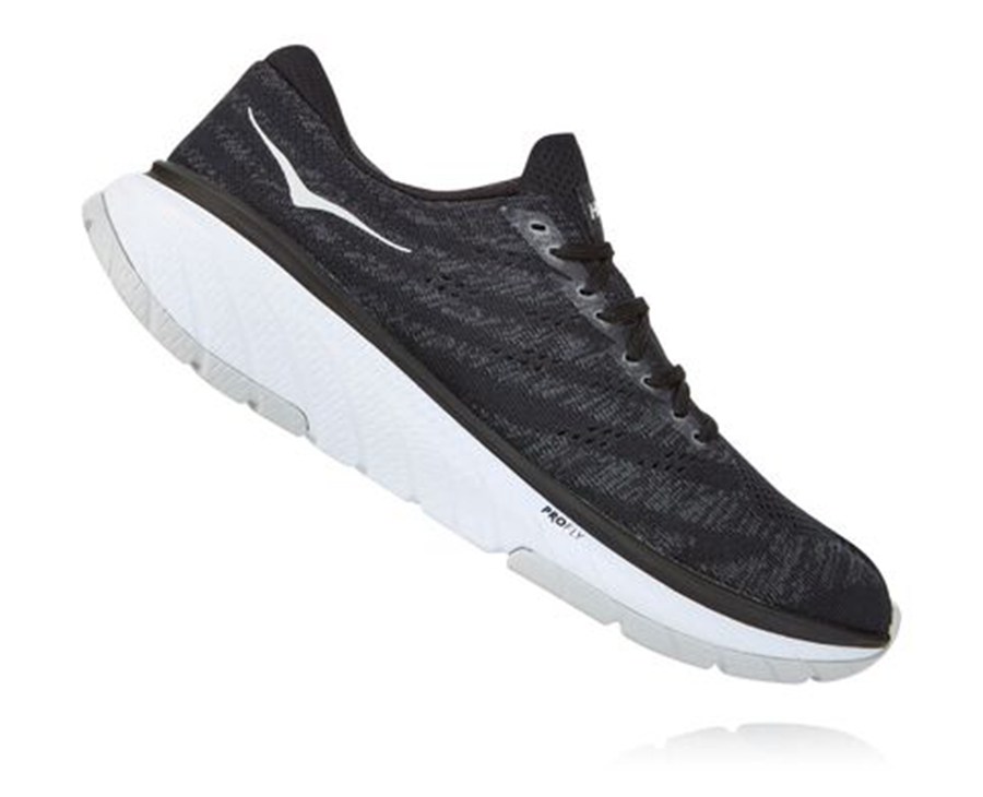 Hoka One One Cavu 3 Löparskor Herr - Svarta/Vita - HZRMQ-8672